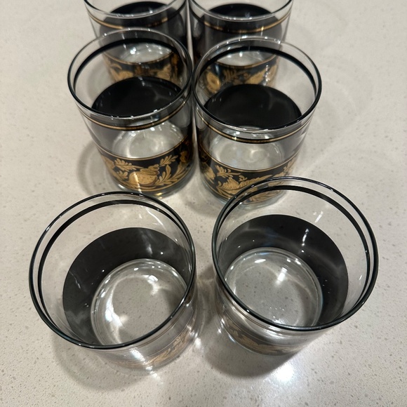 Vintage Mid century Ceramic 22k Ceramic glasses - Picture 2 of 4